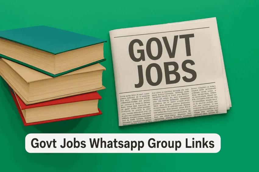 Govt Jobs Whatsapp Group Links 2026