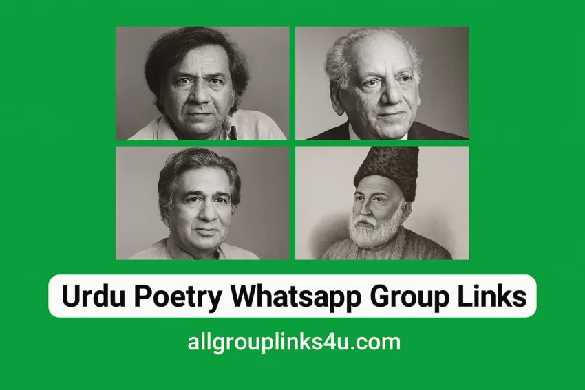 Urdu Poetry Whatsapp Group Links Active 2026