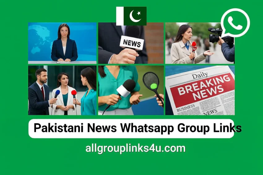 Pakistani News Whatsapp Group Links