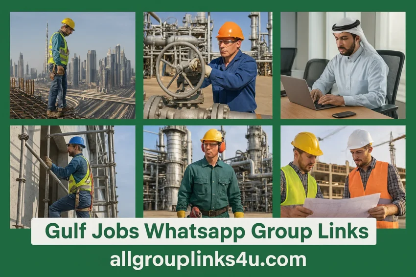 Gulf Jobs Whatsapp Group Links