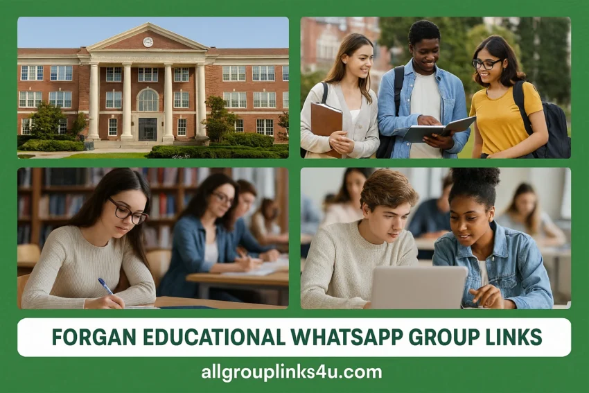 Forgan education whatsapp groups