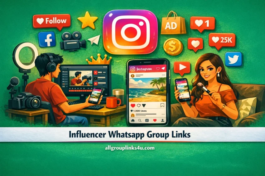 influencer whatsapp groups