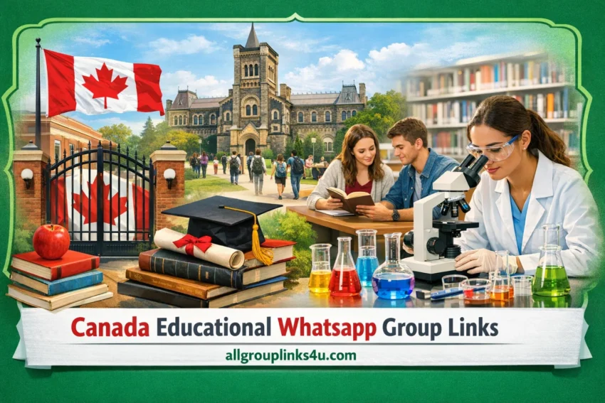Canada Educational WhatsApp Group Links