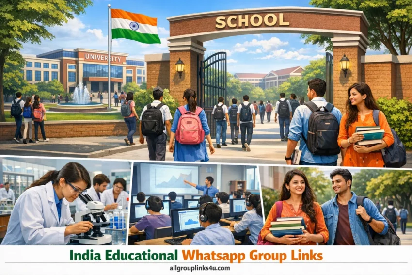 India Educational Whatsapp Group Links