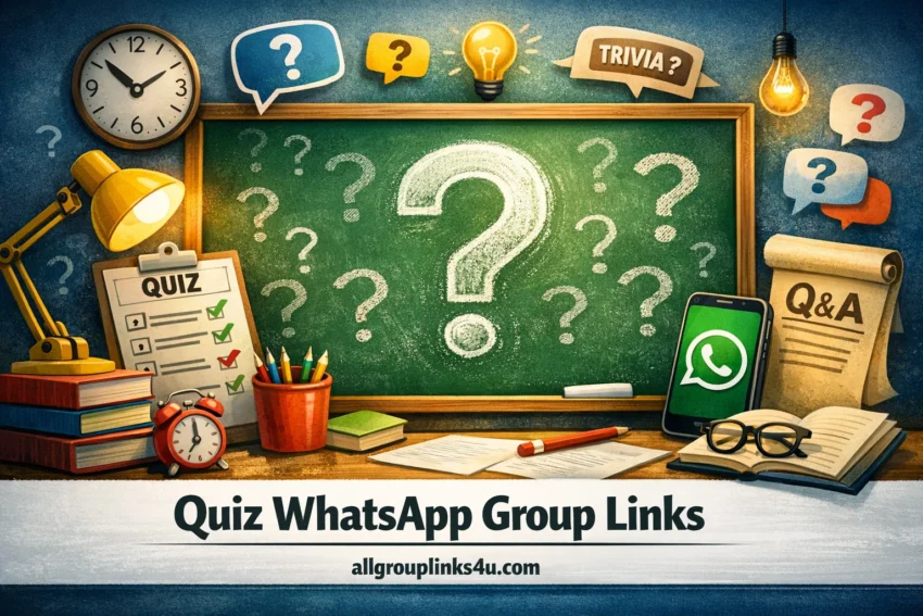 Quiz WhatsApp Group Links 2026