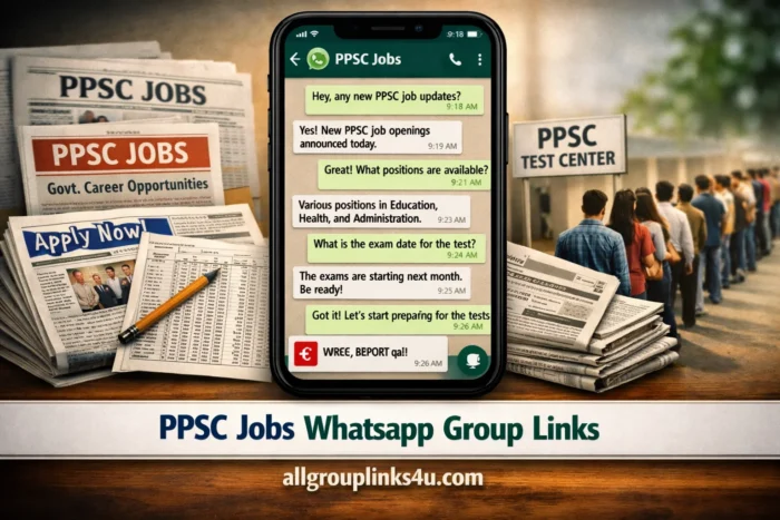 PPSC Jobs Whatsapp Group Links 2026