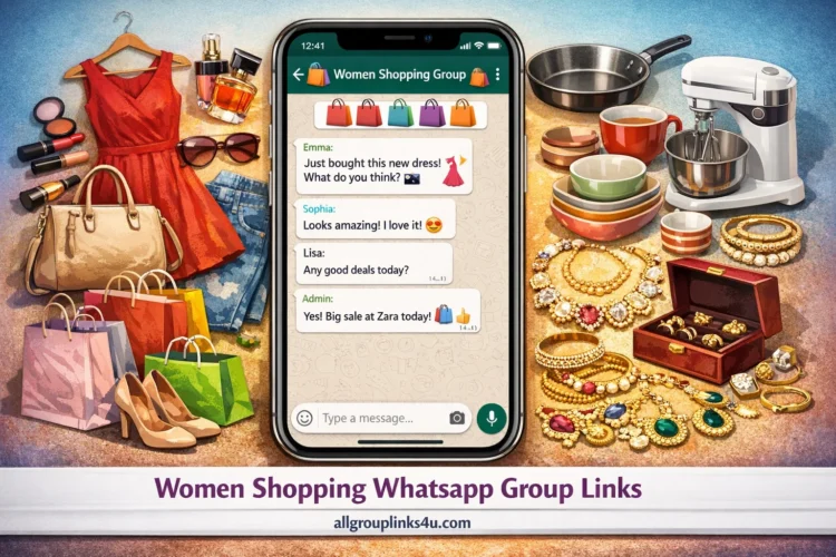 Women shopping whatsapp group