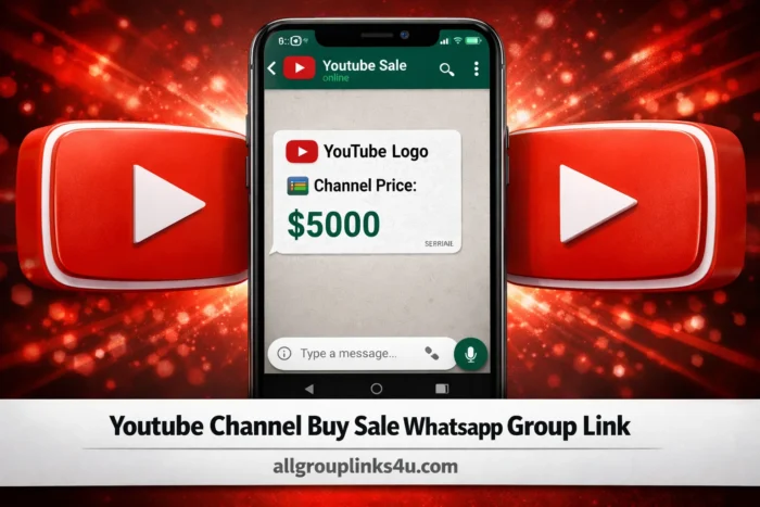 Youtube Channel Sale Whatsapp Group Links 2026