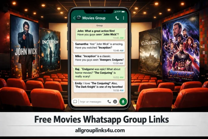 Free Movies Whatsapp Group Links 2026